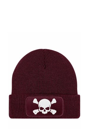 Beanie - bordeauxrot