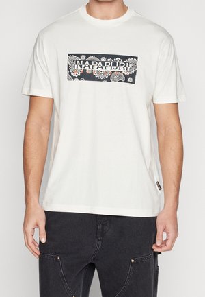 T-shirt print - off-white