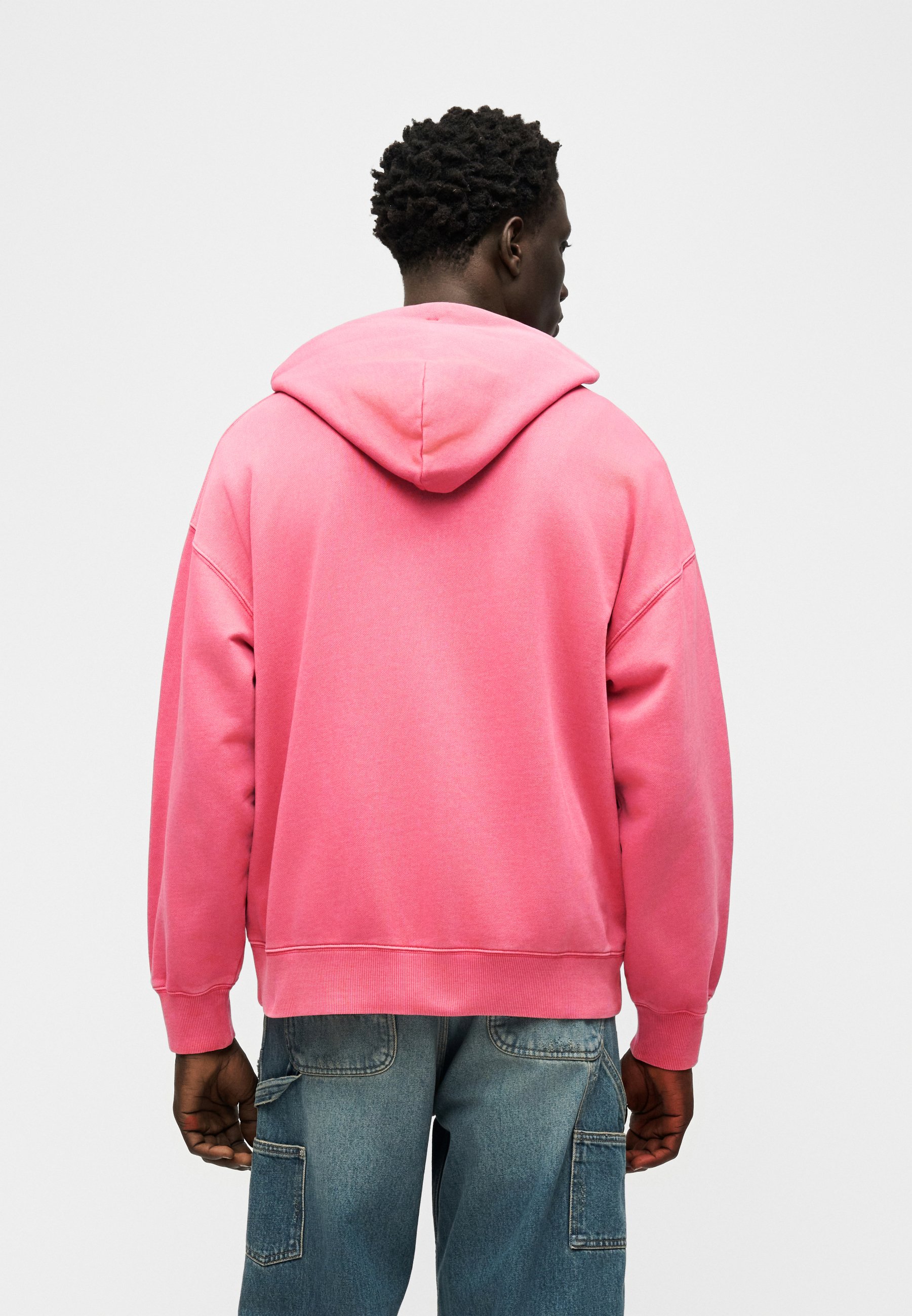 Carhartt WIP HOODED BENTON JACKET - Zip-up sweatshirt - primrose