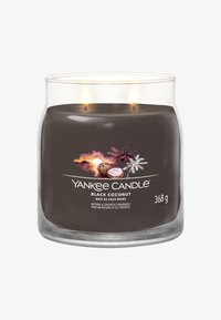 Yankee Candle SIGNATURE MEDIUM JAR BLACK COCONUT - Doftljus - black