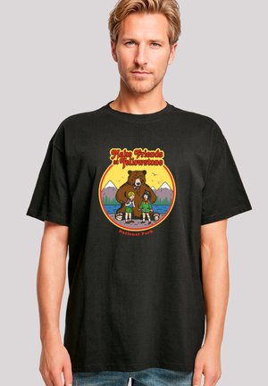 US NATIONAL PARKS MAKE FRIENDS AT YELLOWSTONE - Print T-shirt - schwarz
