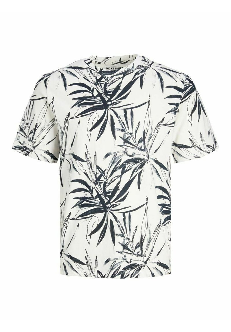 Jack & Jones Junior Tshirt z nadrukiem cloud dancer/mleczny Zalando.pl