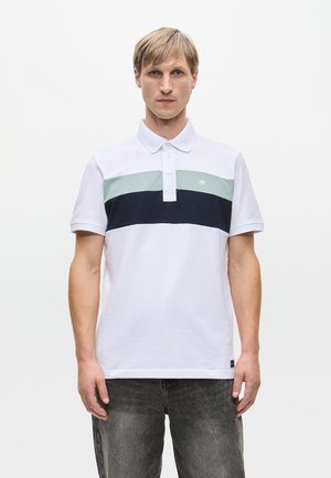 COLORBLOCK POLO - Pólóing - white