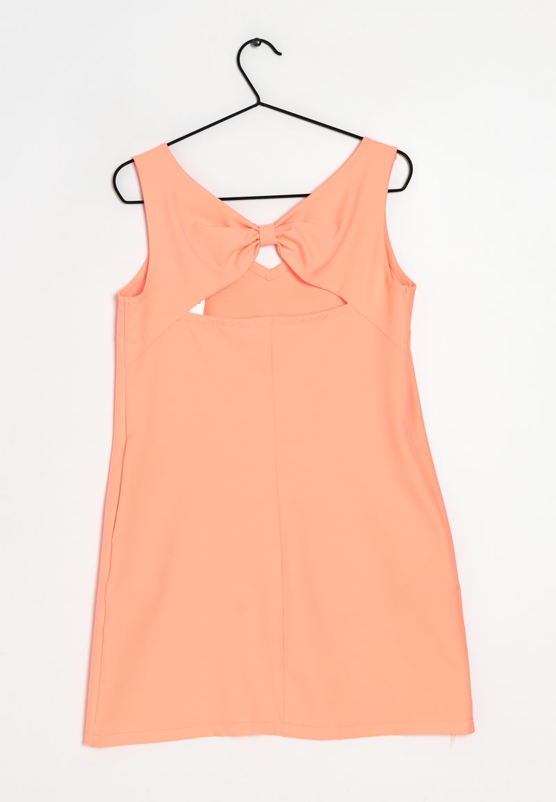 elisabetta franchi orange dress Elisabetta Franchi Orange Crepe Bustier Midi Dress L Elisabetta Franchi
