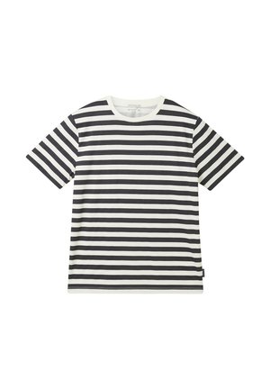 OVERSIZED - T-shirt imprimé - foggy blue