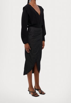 Jupe portefeuille - dark blue