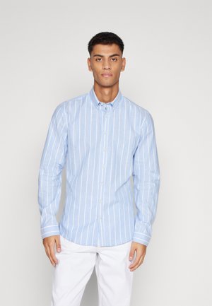 Oxford Skjorte 'Aabjørn' - Light Blue/White Pin