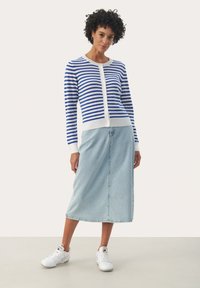 Part Two TANISHA - Kardigán - deep ultramarine stripe