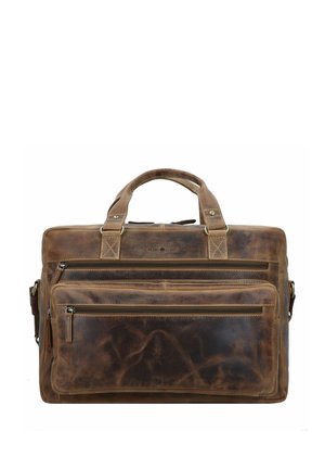 VINTAGE  - Borsa porta PC - brown