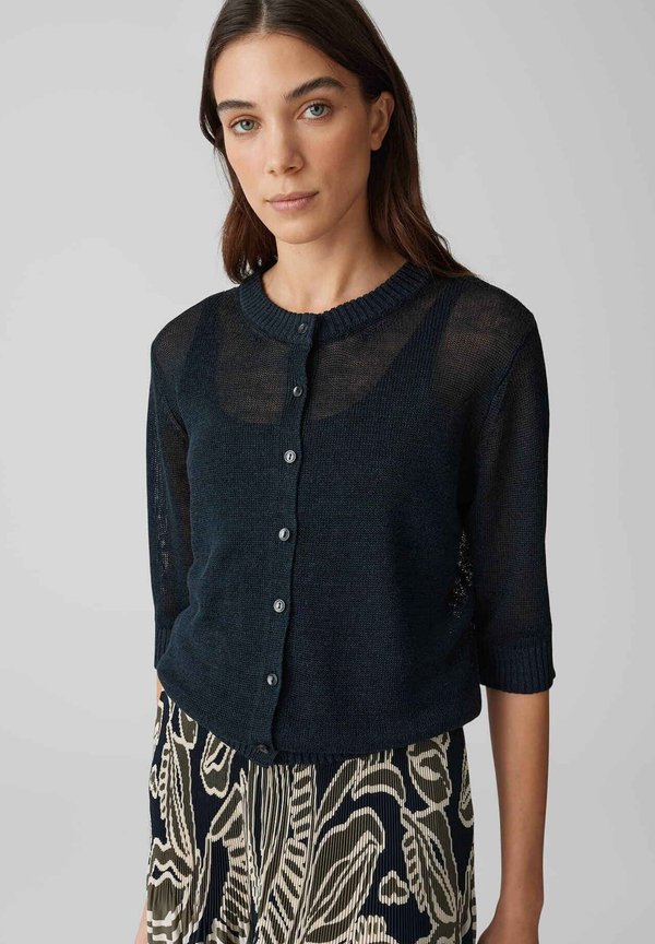 SLIM FIT 3/4 SLEEVE - Strickjacke