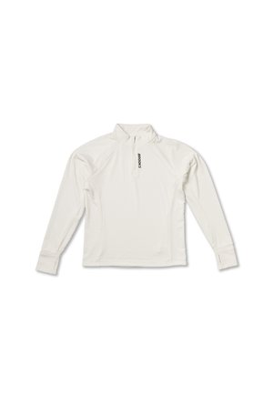 Brooks, MOMENTUM THERMAL 1/4 ZIP - Long sleeved top - bone