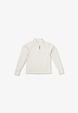 Brooks, MOMENTUM THERMAL 1/4 ZIP - Long sleeved top - bone