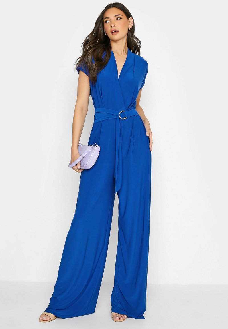 Long Tall Sally WRAP STRETCH Jumpsuit blue/blauw Zalando.be