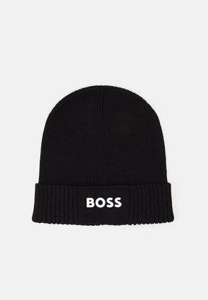BOSS, Плетена шапка - black