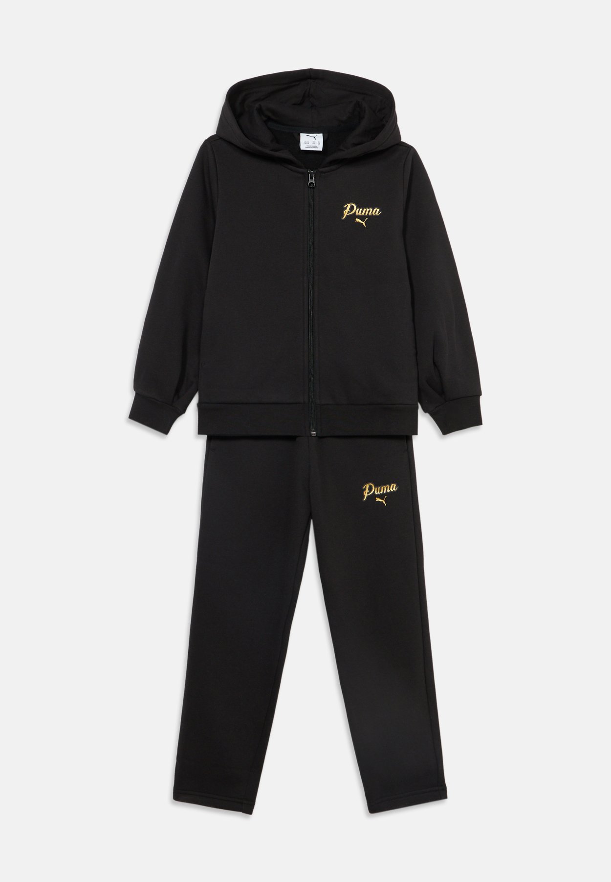 PUMA SCRIPT GLITTER UNISEX SET - Tracksuit - black