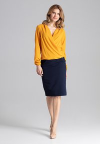 Figl LONG SLEEVE - Blouse - yellow