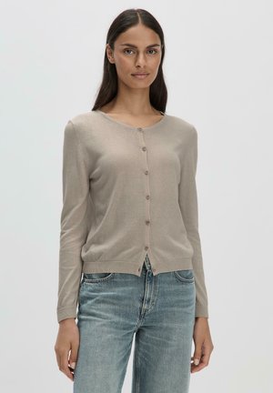 hessnatur REGULAR - Strickjacke - düne
