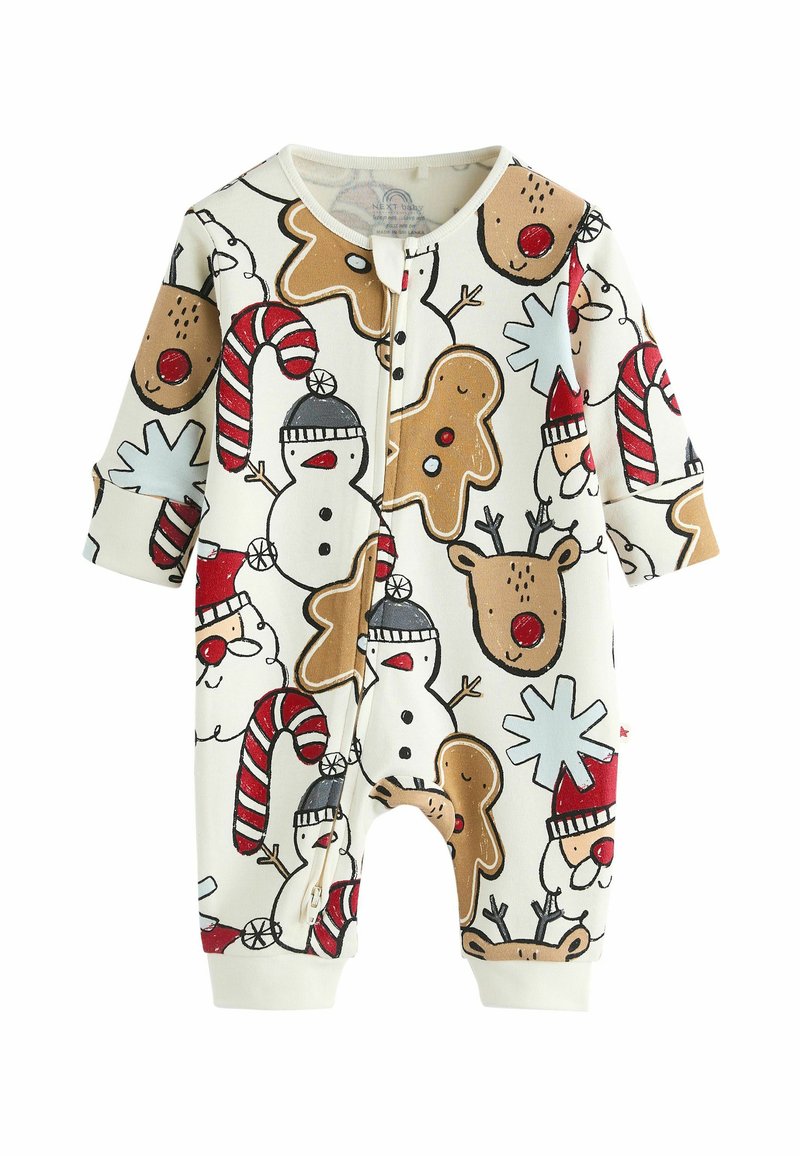 Next CHRISTMAS  - REGULAR FIT - Salopetă - ecru