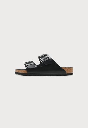Birkenstock, ARIZONA LENA AMALFI BLACK HEX UNISEX, czarny