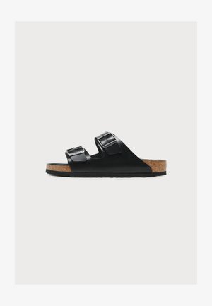 Birkenstock, ARIZONA LENA AMALFI BLACK HEX UNISEX, czarny