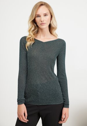 ALIIANNA - Long sleeved top - black green