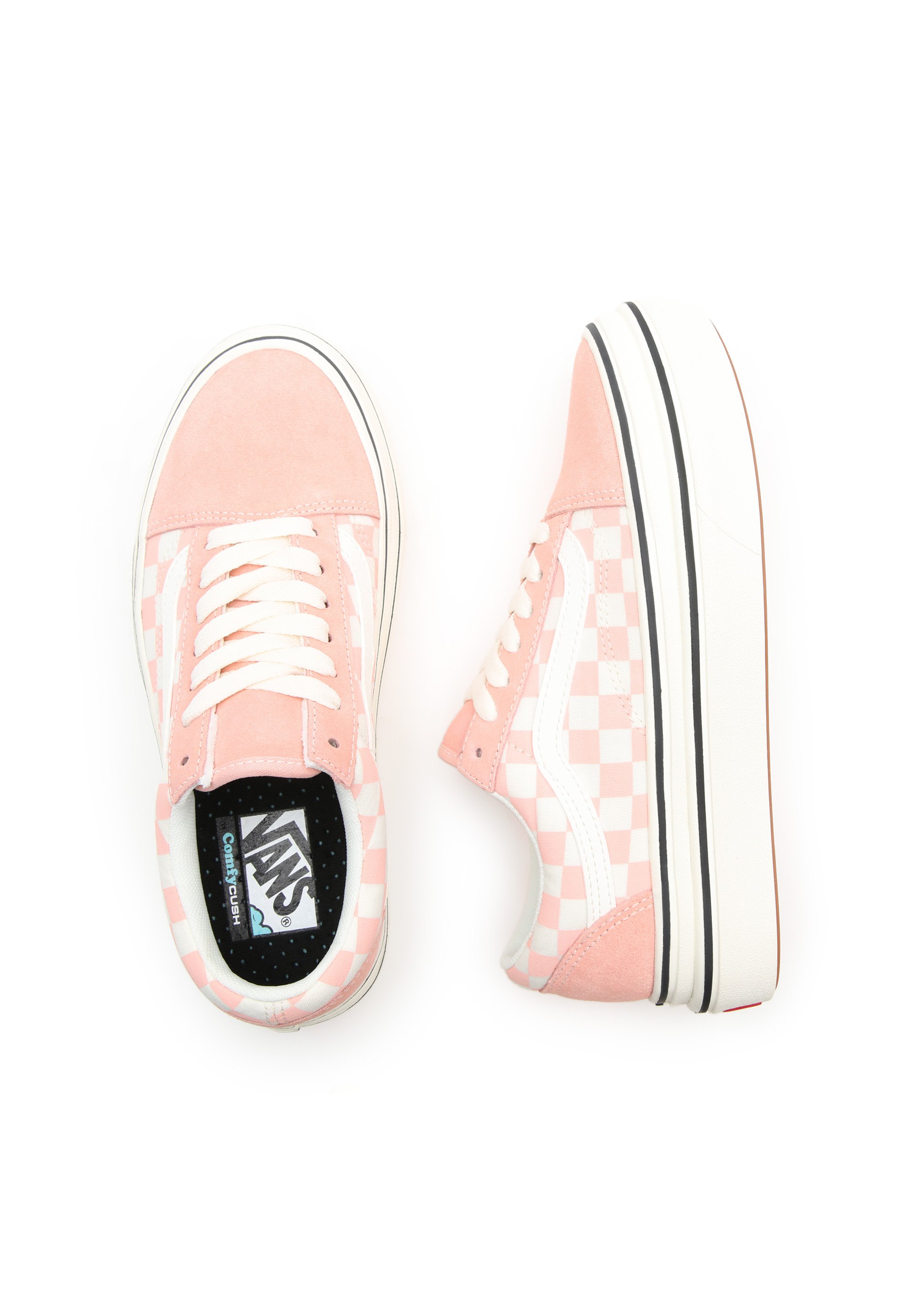 Vans UA SUPER COMFYCUSH OLD SKOOL - Sneakers laag - suede canvas  peachmshmlw/roze - Zalando.nl