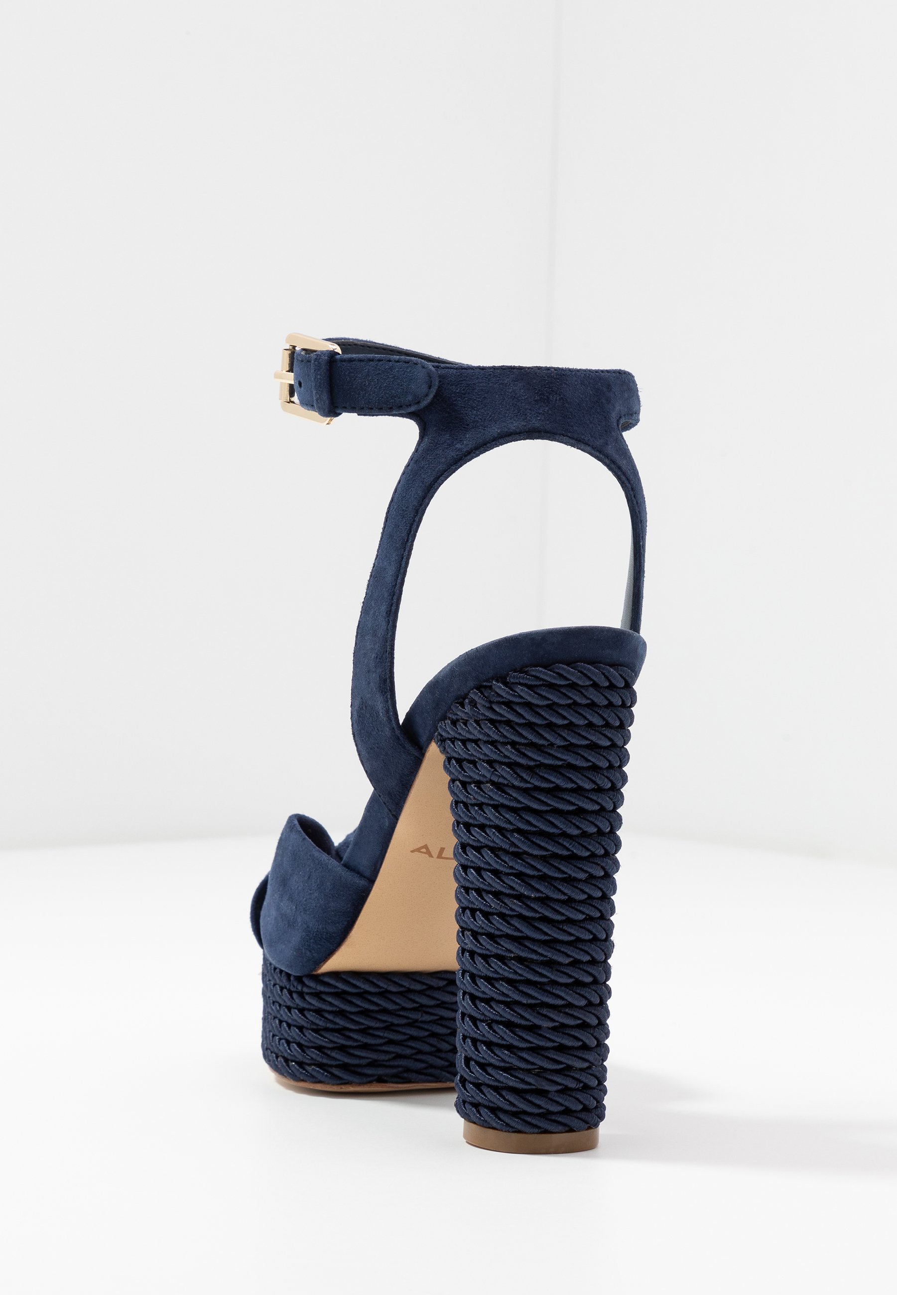 navy high sandals uk