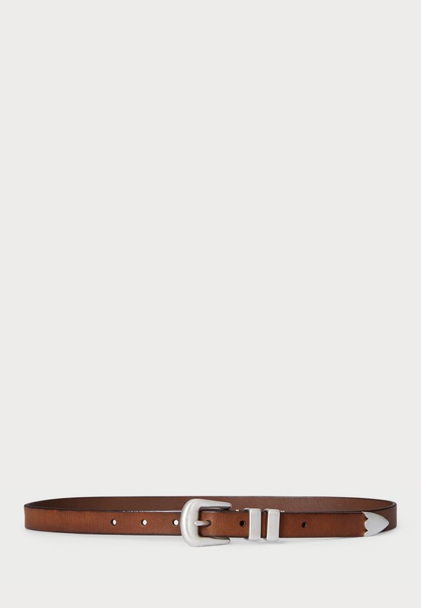 WESTERN DISTRESSED LEATHER BELT - Belt