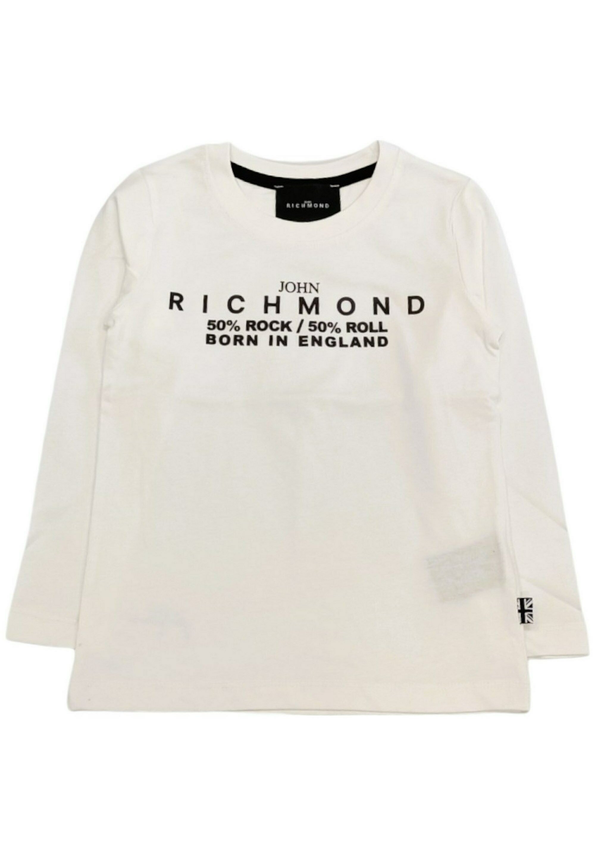 John Richmond ELEDI Maglietta a manica lunga bianco