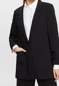 Esprit Pitkä takki - black