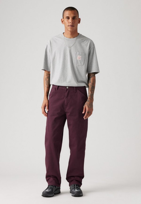 568™ LOOSE STRAIGHT CARPENTER - Carpenter Jeans - deep burgundy