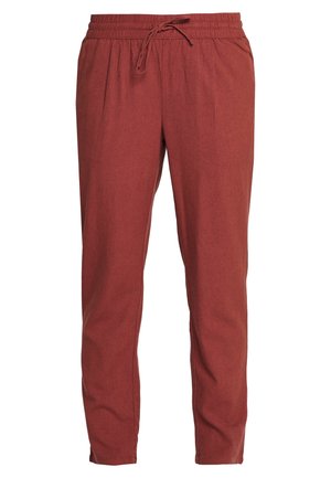 Trousers - dark red