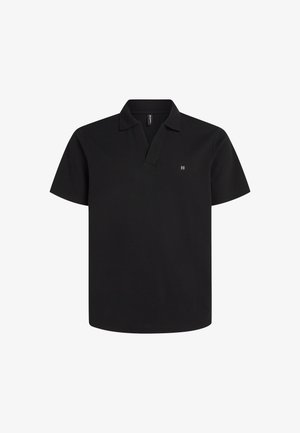 KARL LAGERFELD, MONOGRAM PIN SHEER BEACH - Fürdőruha felső - black