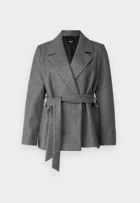 ONLALVILDA LIFE WRAP COAT  - Krátky kabát - medium grey