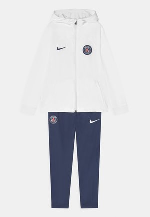 PARIS ST GERMAIN STRIKE HOODED TRACKSUIT UNISEX - Vereinsmannschaften - white/midnight navy