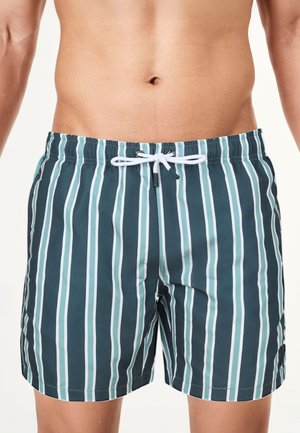 STRIPE  - Zwemshorts - groen donkergroen
