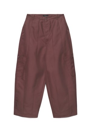 Calliope, PANTALONE LUNGO TINTA UNITA - Pantalon classique - marrone