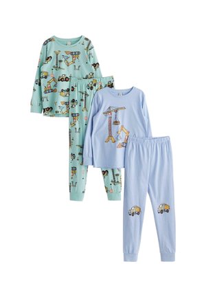 Lindex 2 PACK SET - Pižamos komplektas - light blue