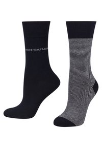 TOM TAILOR 4ER BASIC STRIPE - Socken - paar navy