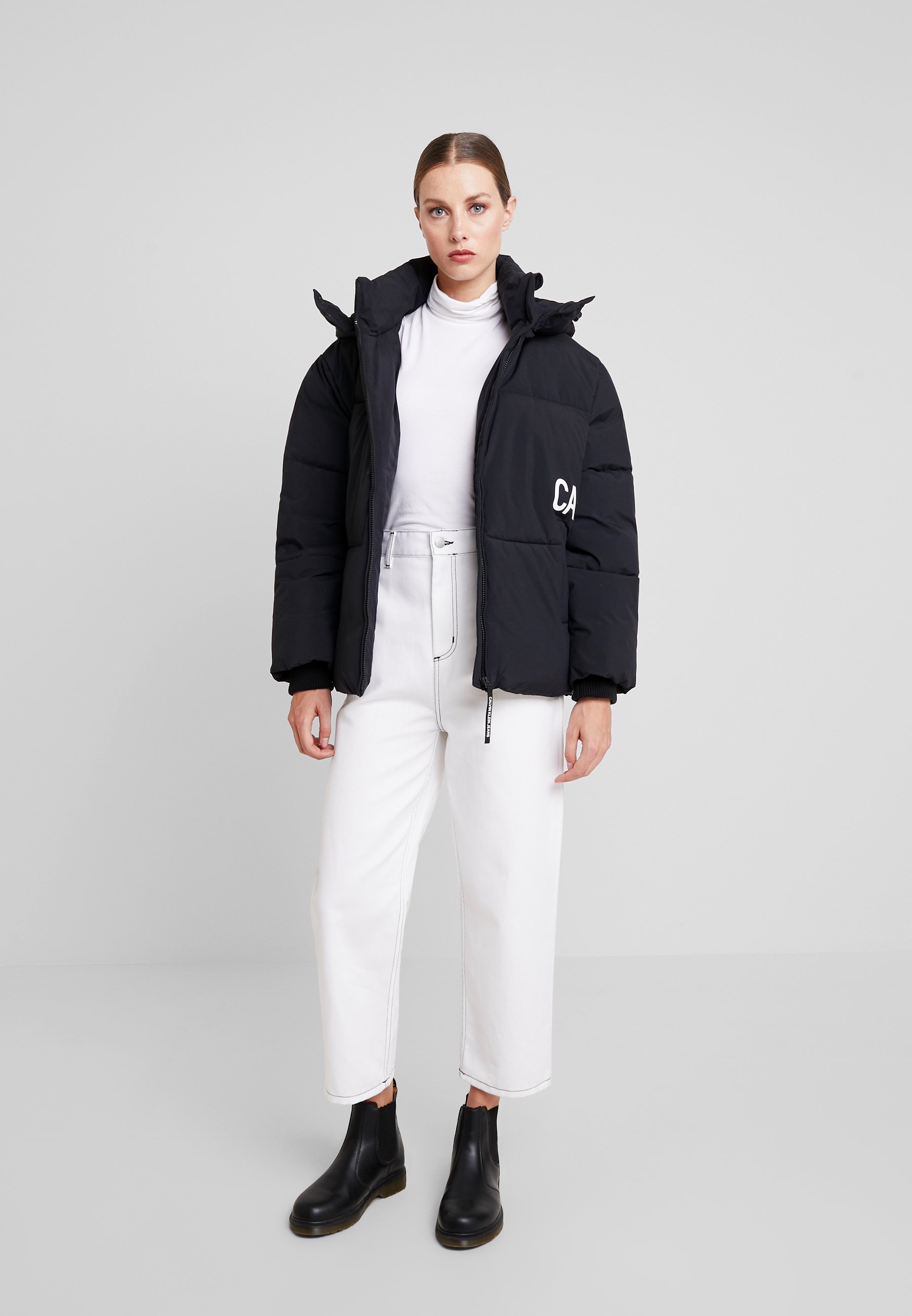 calvin klein oversized puffer jacket