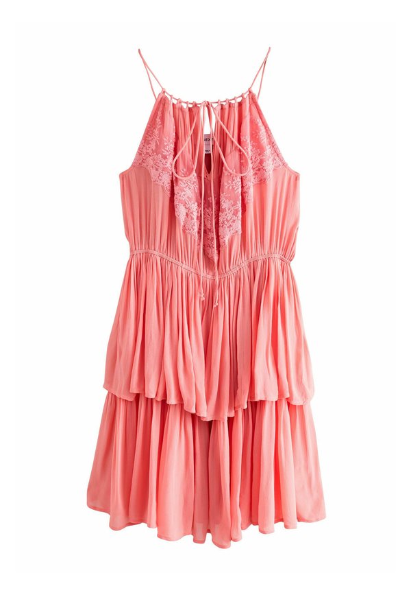 REGULAR FIT - TIERED  EMBROIDERED  - Freizeitkleid