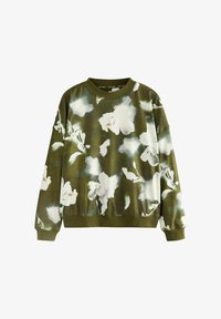 Wybrany, olive green floral
