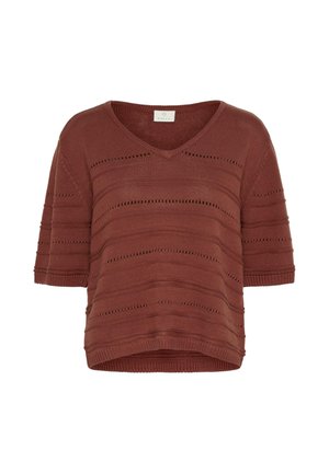 Kaffe, MELLIE PULLOVER - T-shirt imprimé - henna