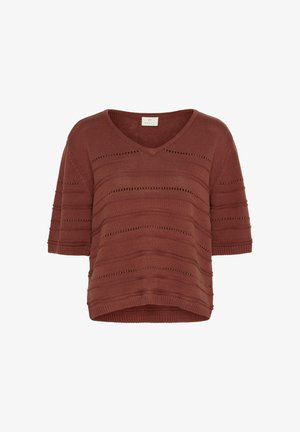 Kaffe, MELLIE PULLOVER - T-shirt imprimé - henna