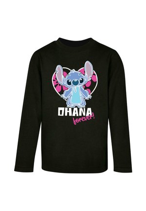 LILO AND STITCH - OHANA FOREVER HEART  - Long sleeved top - black
