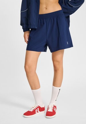 Hummel PULSE WORKOUT - Korte broeken - dress blues