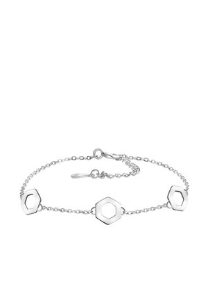 HEXAGON - Armbånd - silver coloured
