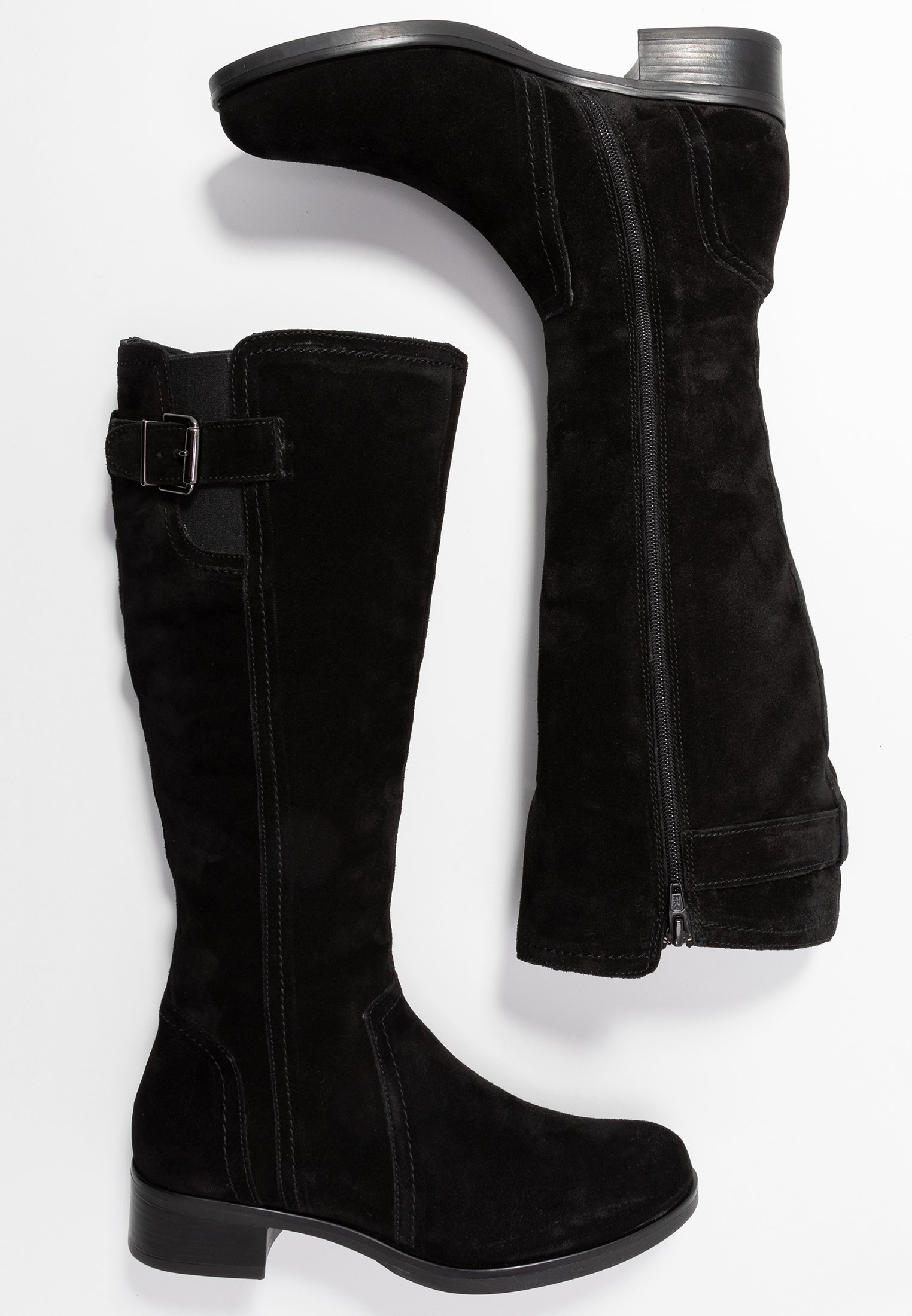 LEATHER BOOTS Klassiska stövlar black LEATHER BOOTS Klassiska stövlar black