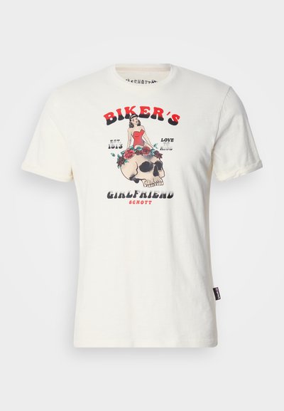 T-shirt imprimé - blanc cassé