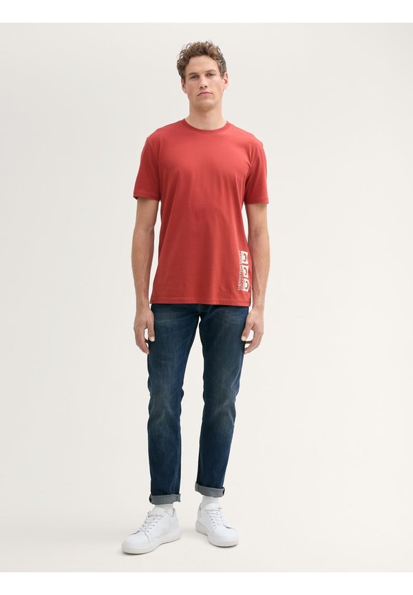 SLIM PIERS BLUE - Slim fit jeans - dark stone wash denim